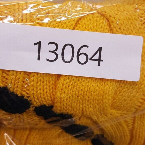 KERRI ROSENTHAL Womens Scarf Yellow Smiley Happy Face WELL LOVED 66x18.5 $348 - Picture 8 of 8